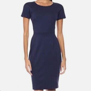 Lark & Ro size 6 navy blue short sleeve dress